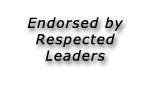 Endorsed by Respected Leaders